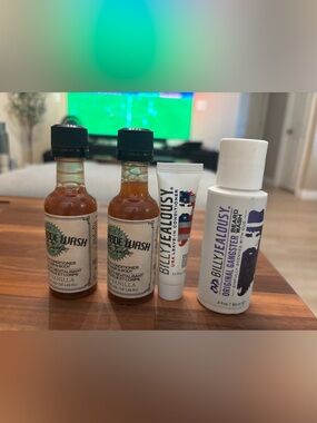 5x$25 Man made wash & Billy Jealousy Travel Care Set NEW